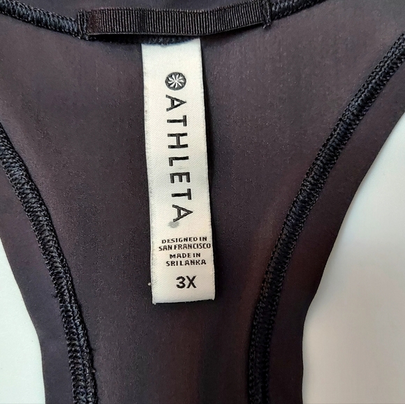 Athleta Woman' Black Tank Top Size 3X - Picture 5 of 5